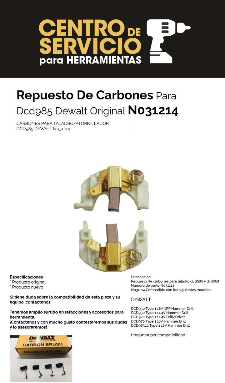 Carbones DCD985